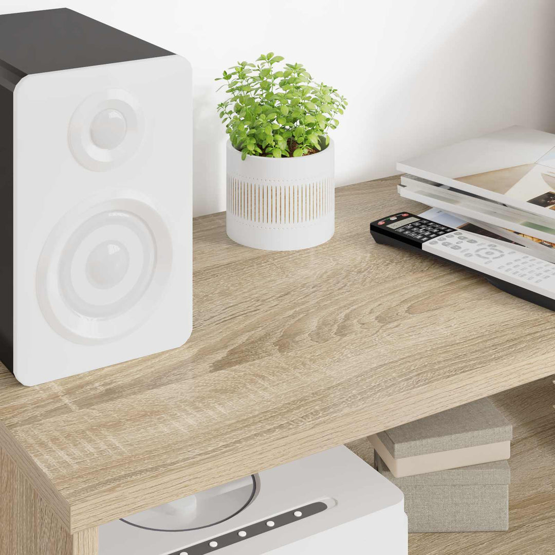 TV-skab Sonoma eg 80 x 35 x 40 cm Konstrueret træ