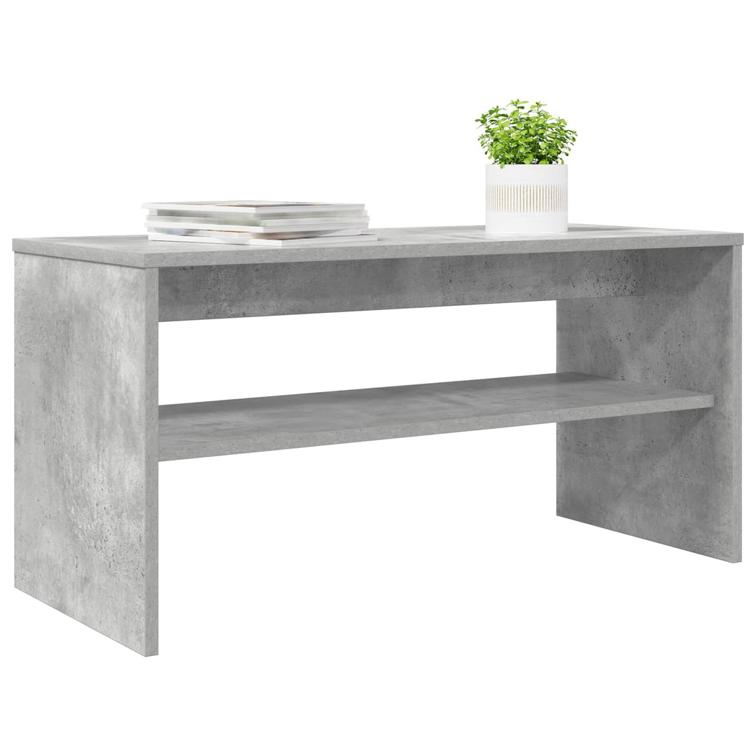 TV-skab Beton Grå 80 x 35 x 40 cm Konstrueret træ