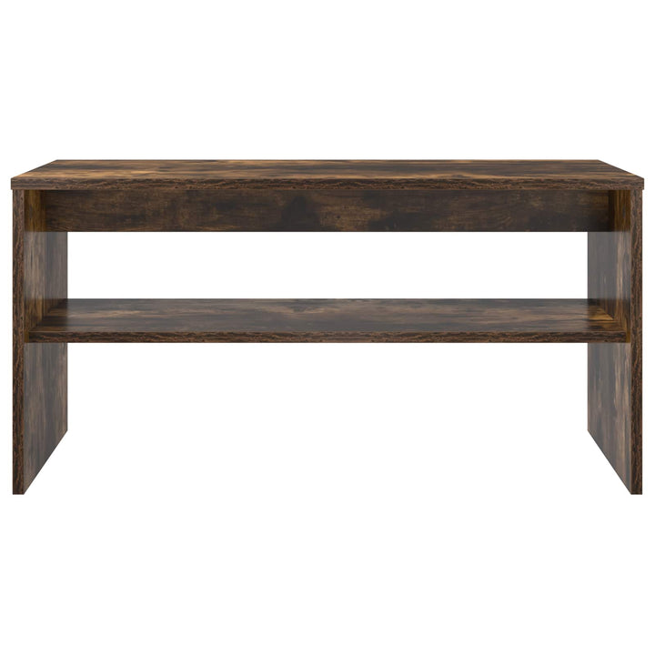 TV-skab Røget eg 80 x 35 x 40 cm Konstrueret træ