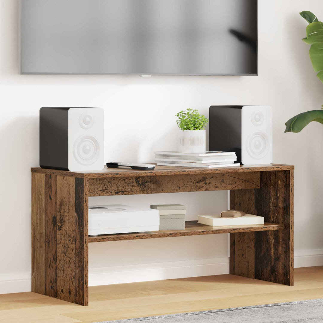 TV-skab Gammelt træ 80 x 35 x 40 cm Konstrueret træ