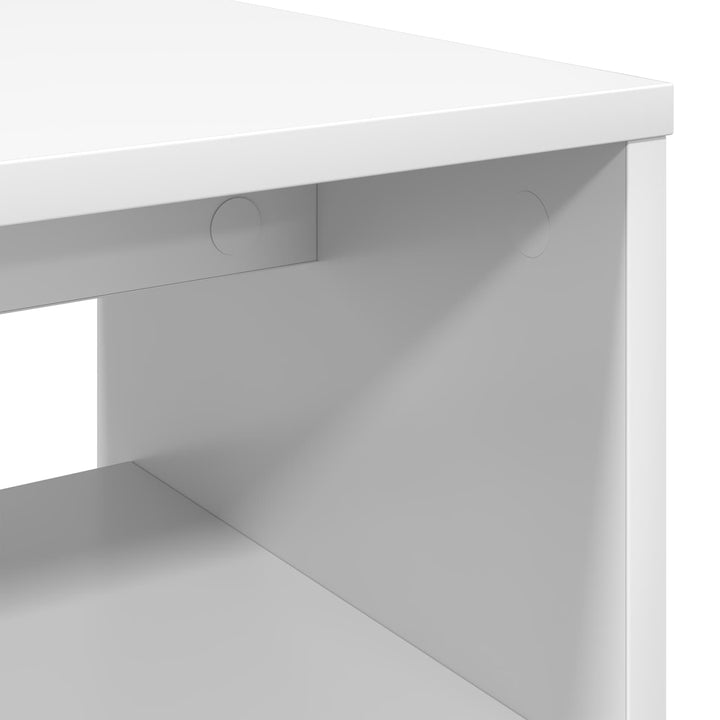 TV-skab Hvid 100 x 35 x 40 cm Konstrueret træ