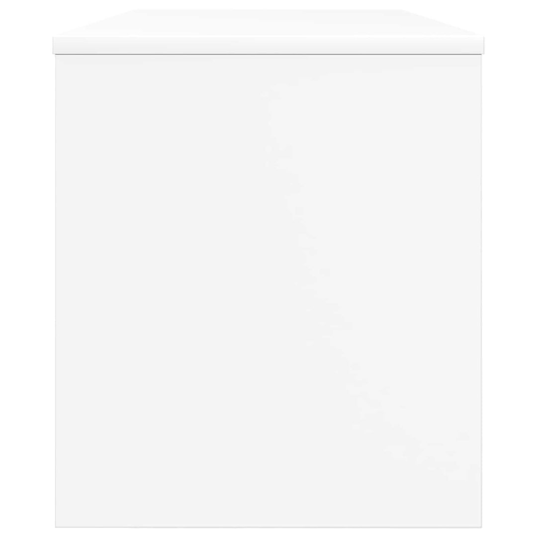 TV-skab Hvid 100 x 35 x 40 cm Konstrueret træ