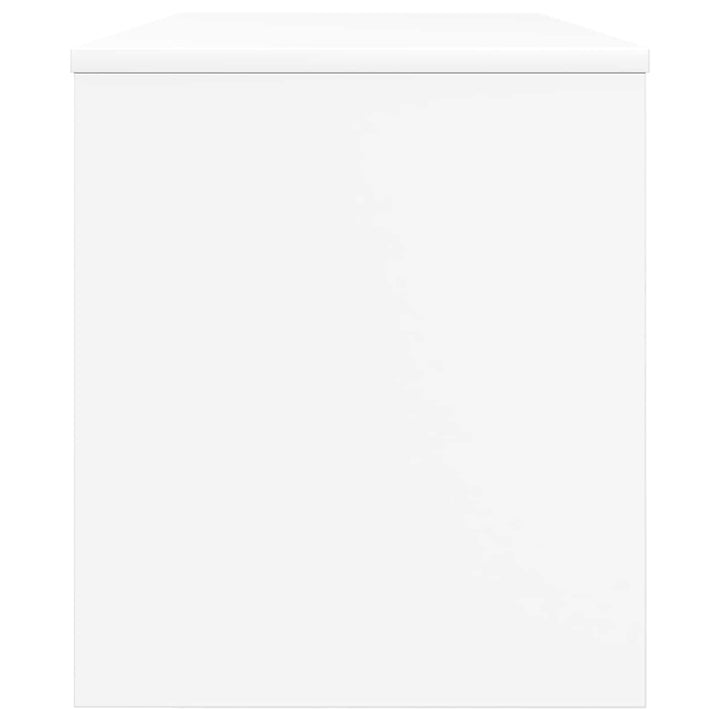TV-skab Hvid 100 x 35 x 40 cm Konstrueret træ
