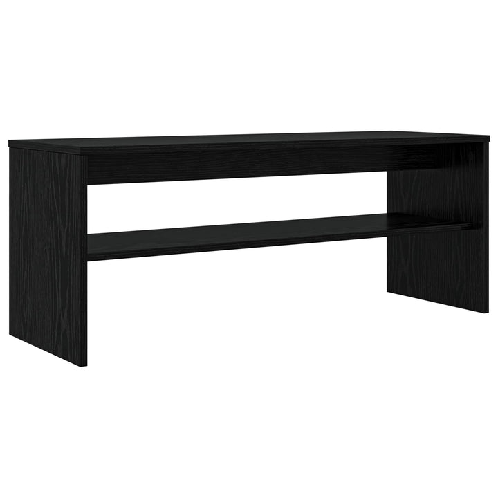 TV-skab Sort eg 100 x 35 x 40 cm Konstrueret træ