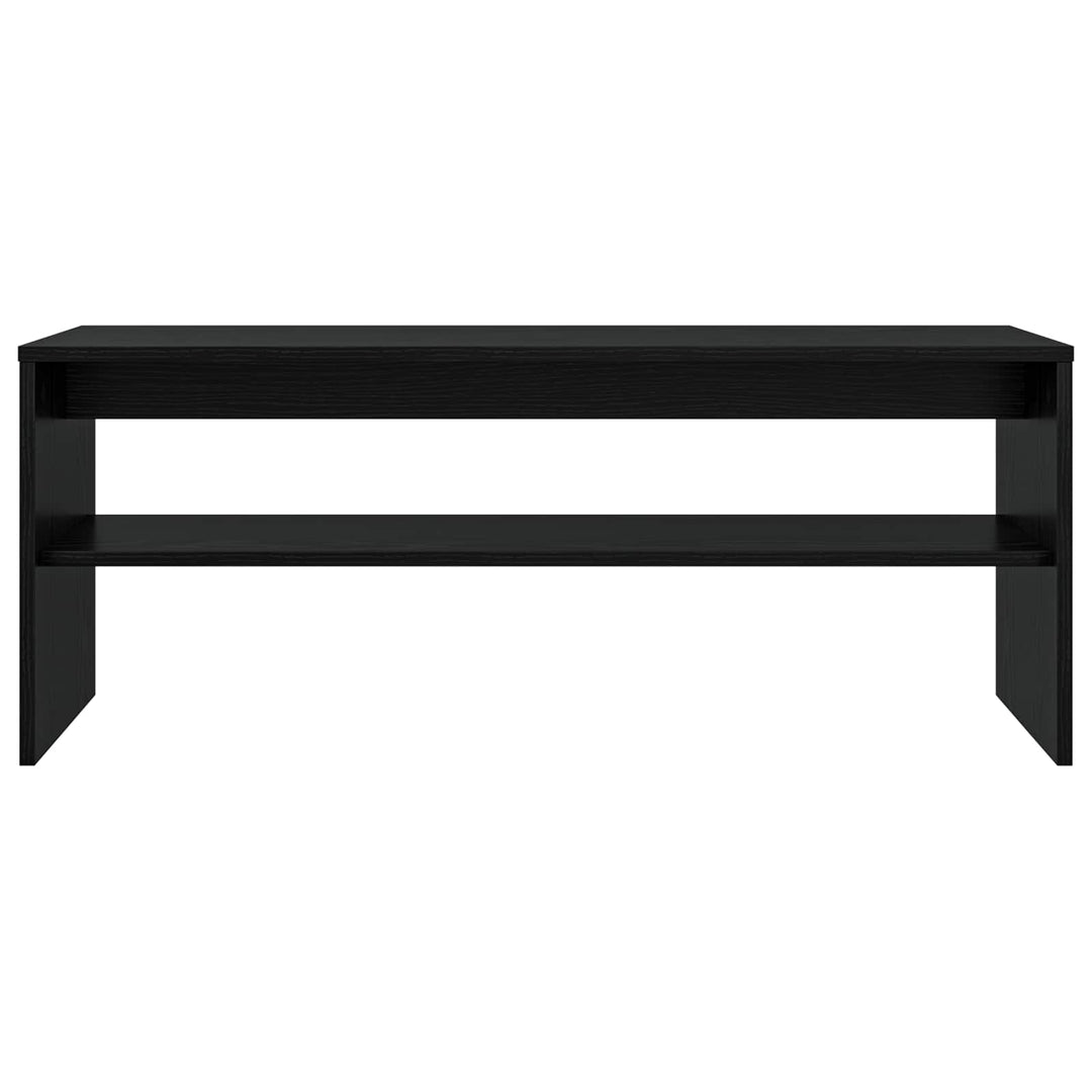 TV-skab Sort eg 100 x 35 x 40 cm Konstrueret træ
