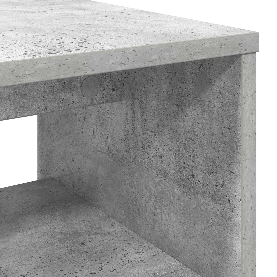TV-skab Beton Grå 100 x 35 x 40 cm Konstrueret træ