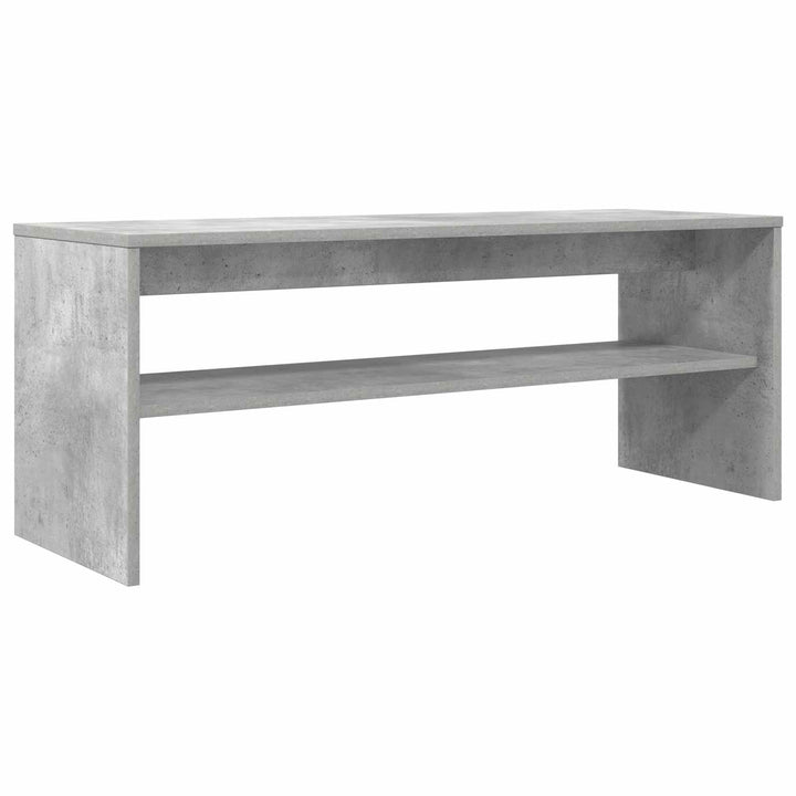TV-skab Beton Grå 100 x 35 x 40 cm Konstrueret træ