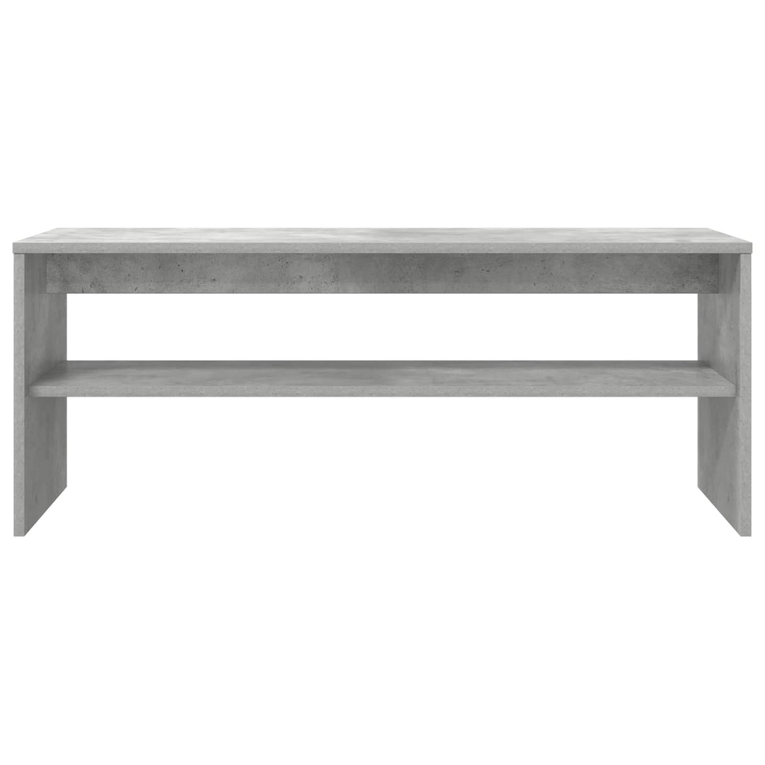 TV-skab Beton Grå 100 x 35 x 40 cm Konstrueret træ