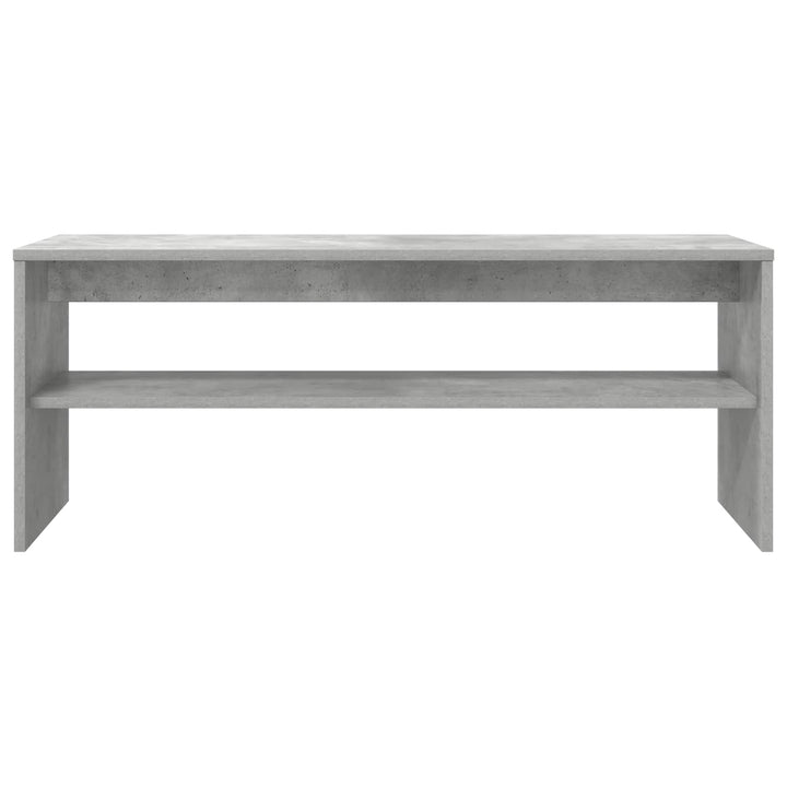 TV-skab Beton Grå 100 x 35 x 40 cm Konstrueret træ