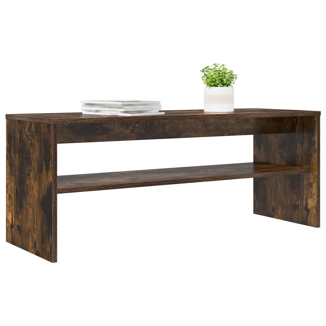 TV-skab Røget eg 100 x 35 x 40 cm Konstrueret træ