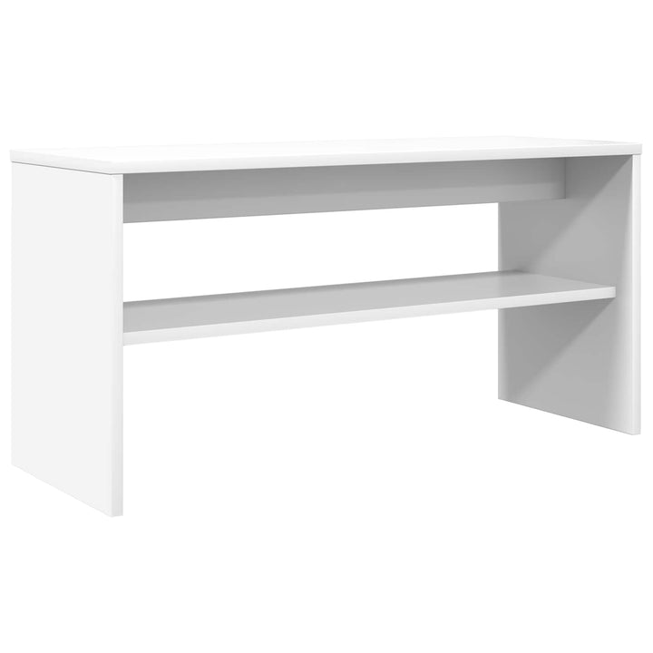 TV-skab Hvid 80 x 30 x 40 cm Konstrueret træ