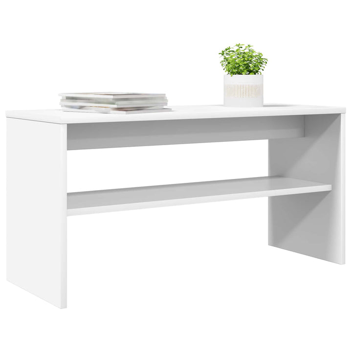 TV-skab Hvid 80 x 30 x 40 cm Konstrueret træ