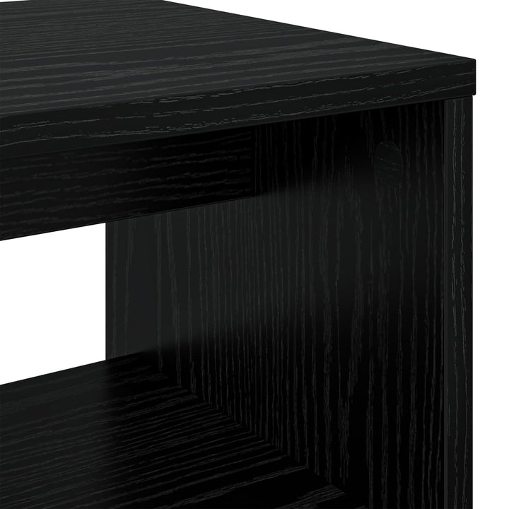 TV-skab Sort eg 80 x 30 x 40 cm Konstrueret træ