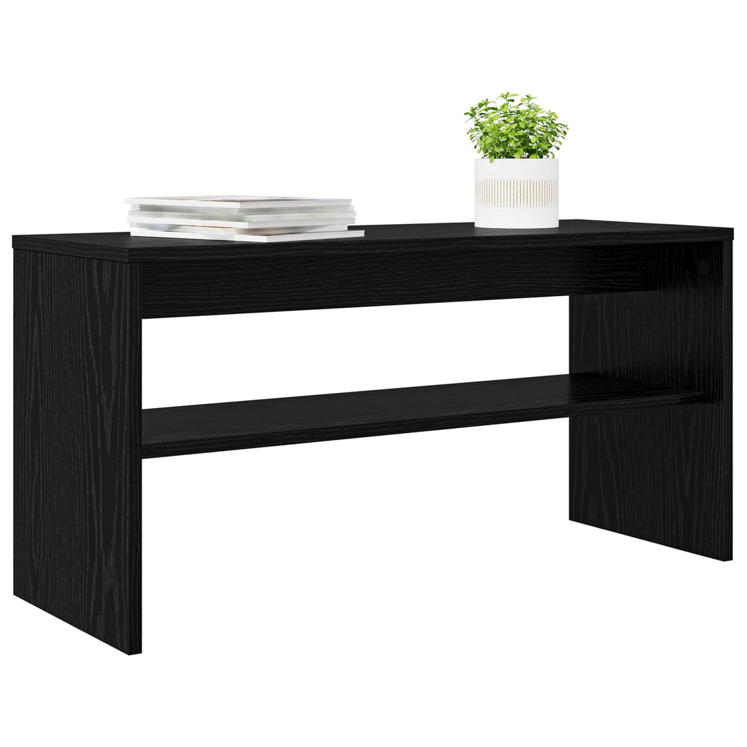 TV-skab Sort eg 80 x 30 x 40 cm Konstrueret træ
