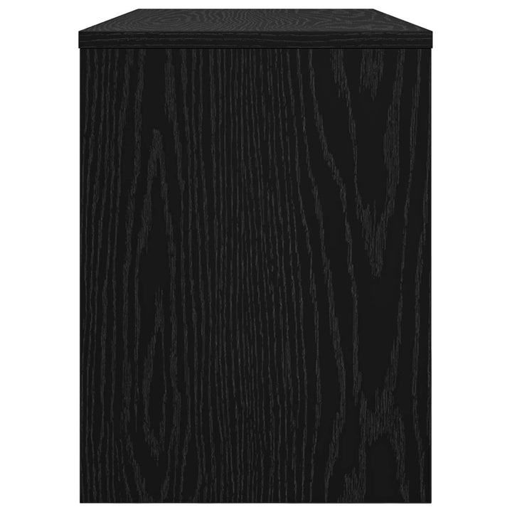 TV-skab Sort eg 80 x 30 x 40 cm Konstrueret træ