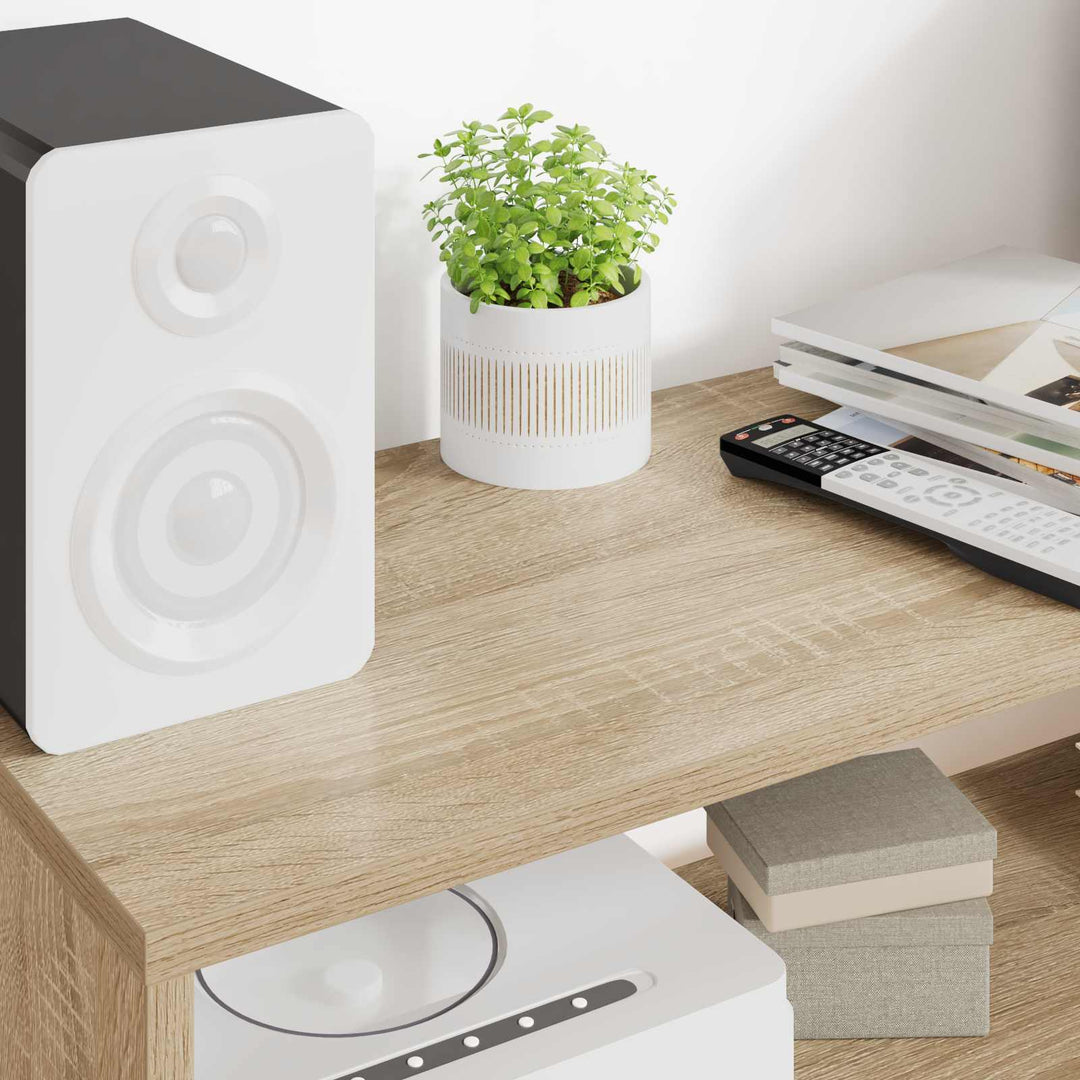 TV-skab 80 x 30 x 40 cm Sonoma eg Konstrueret træ