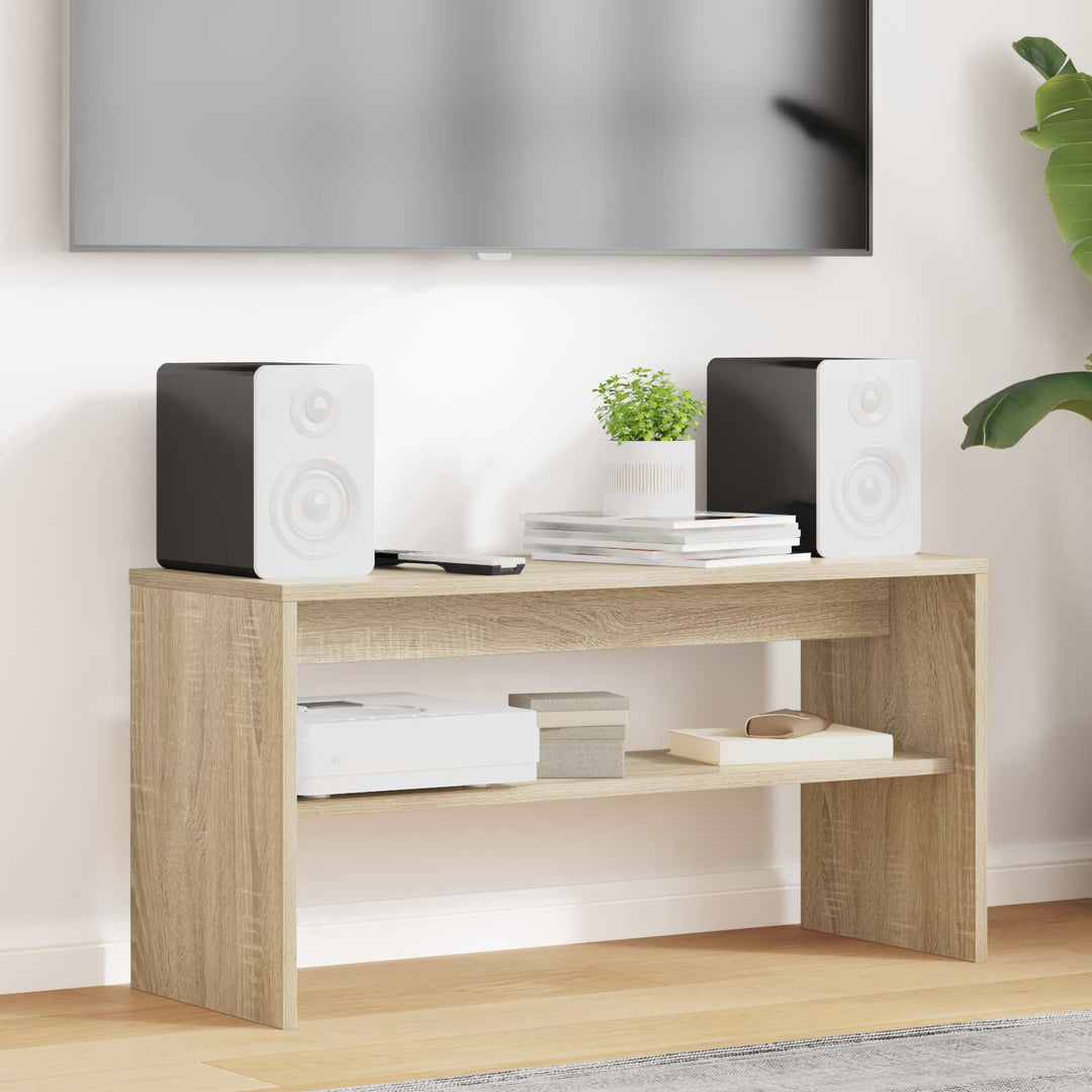 TV-skab 80 x 30 x 40 cm Sonoma eg Konstrueret træ