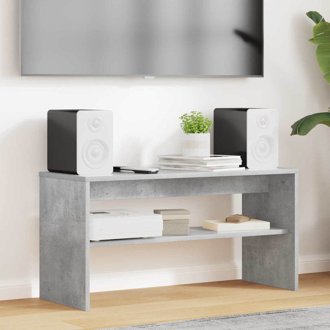 TV-skab Beton Grå 80 x 30 x 40 cm Konstrueret træ