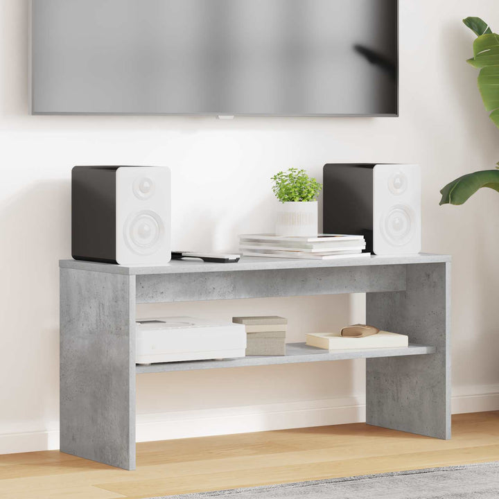 TV-skab Beton Grå 80 x 30 x 40 cm Konstrueret træ