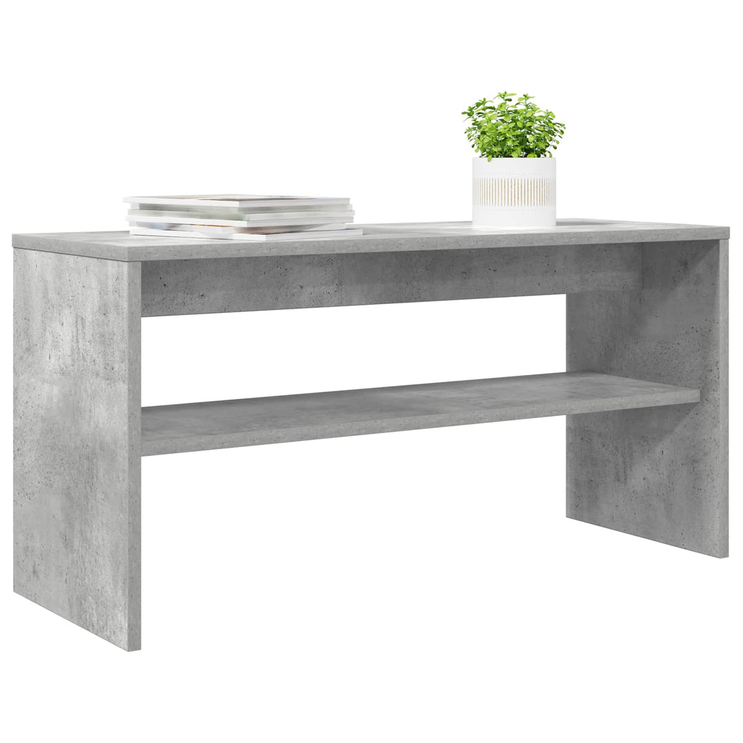 TV-skab Beton Grå 80 x 30 x 40 cm Konstrueret træ
