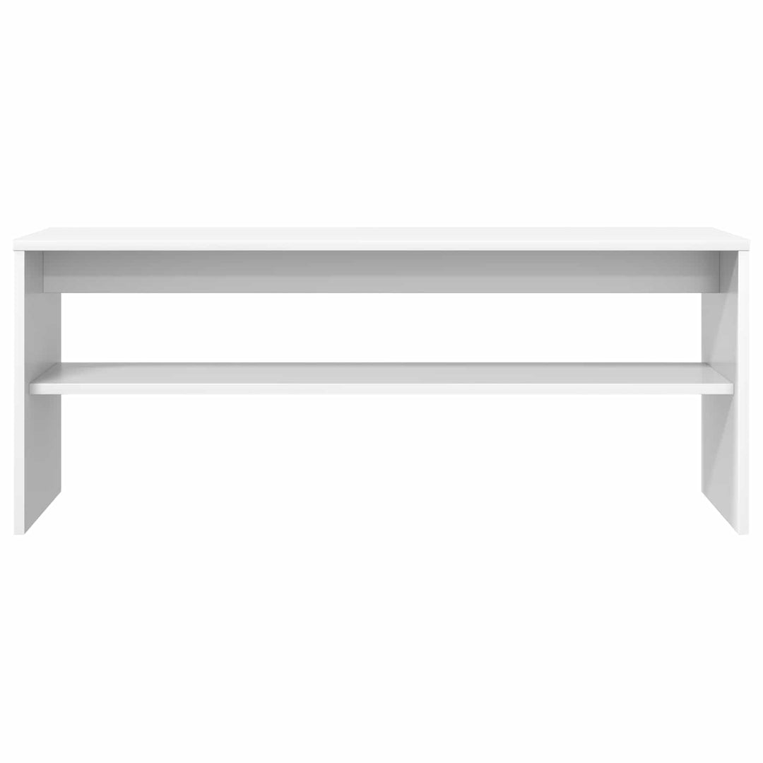 TV-skab Hvid 100 x 30 x 40 cm Konstrueret træ
