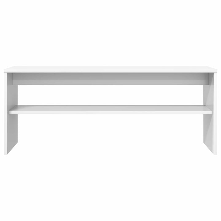 TV-skab Hvid 100 x 30 x 40 cm Konstrueret træ