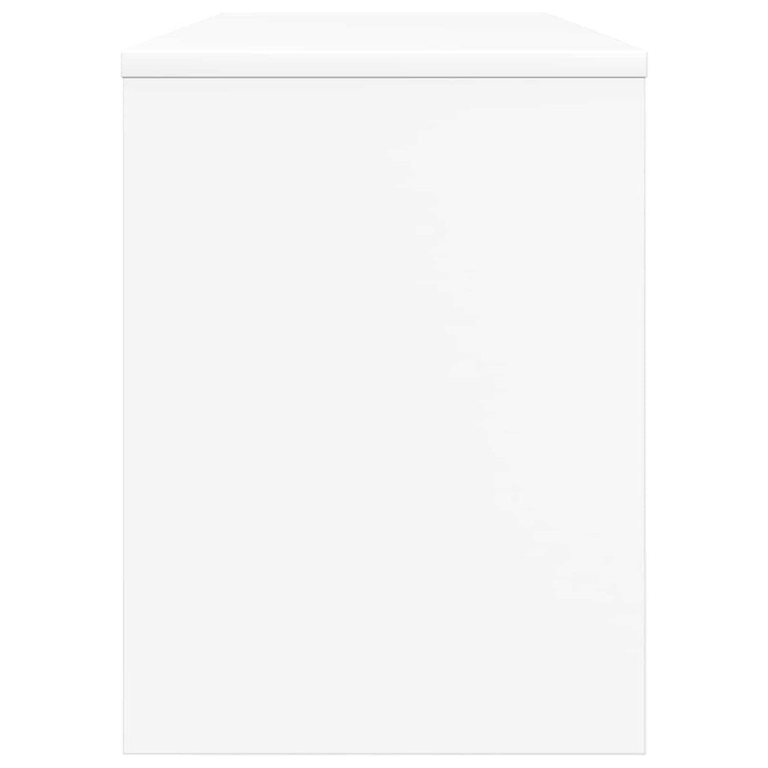 TV-skab Hvid 100 x 30 x 40 cm Konstrueret træ