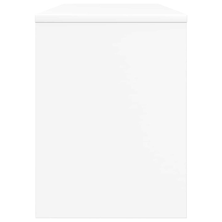 TV-skab Hvid 100 x 30 x 40 cm Konstrueret træ