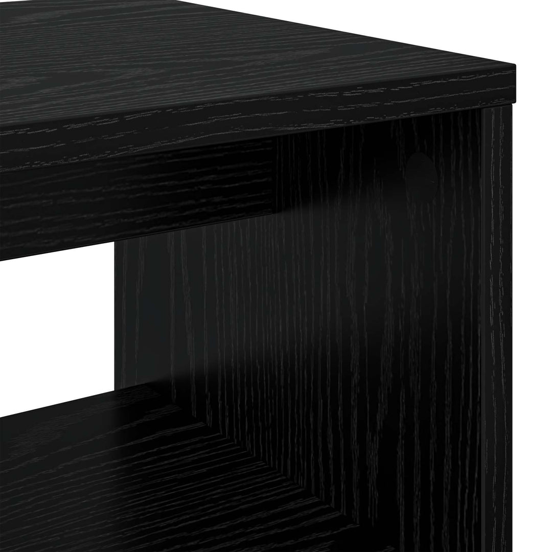 TV-skab Sort eg 100 x 30 x 40 cm Konstrueret træ
