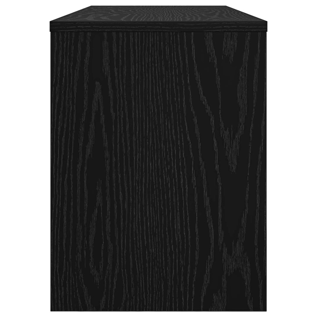 TV-skab Sort eg 100 x 30 x 40 cm Konstrueret træ