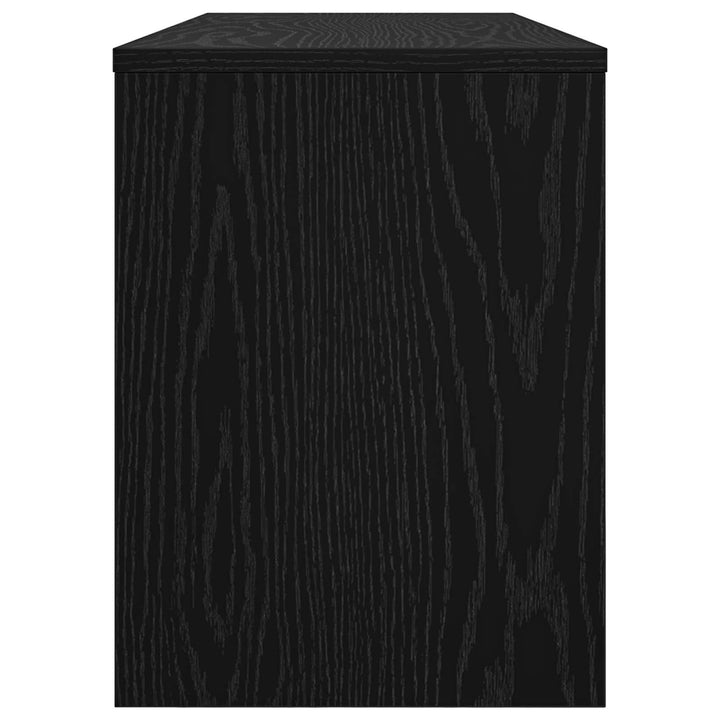TV-skab Sort eg 100 x 30 x 40 cm Konstrueret træ