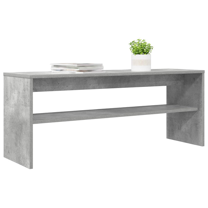 TV-skab Beton Grå 100 x 30 x 40 cm Konstrueret træ