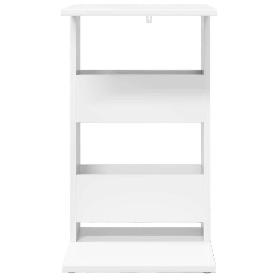 Sidebord Hvid 40 x 35 x 60,5 cm Konstrueret træ