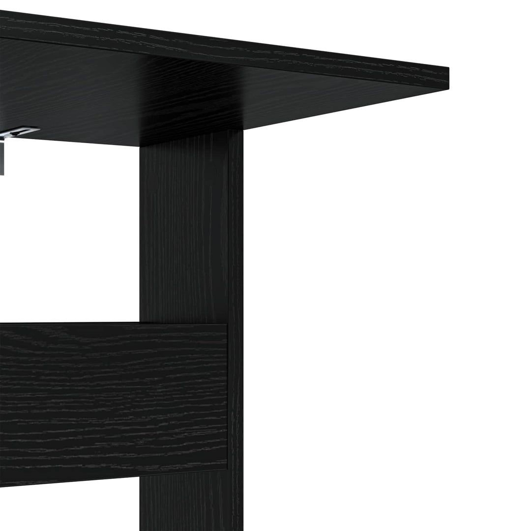 Sidebord Sort eg 40 x 35 x 60,5 cm Konstrueret træ
