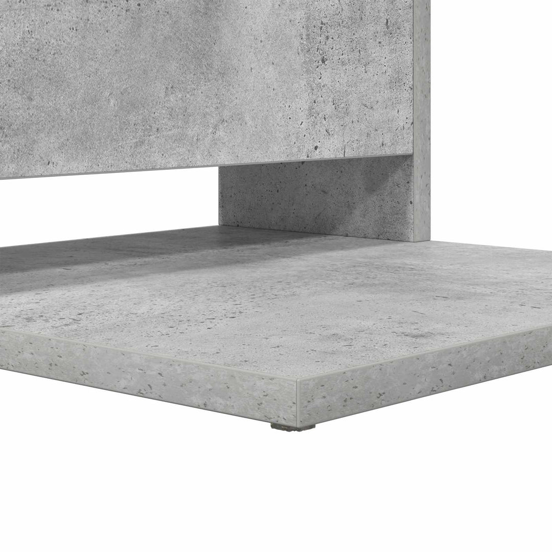 Sidebord Beton Grå 40 x 35 x 60,5 cm Konstrueret træ