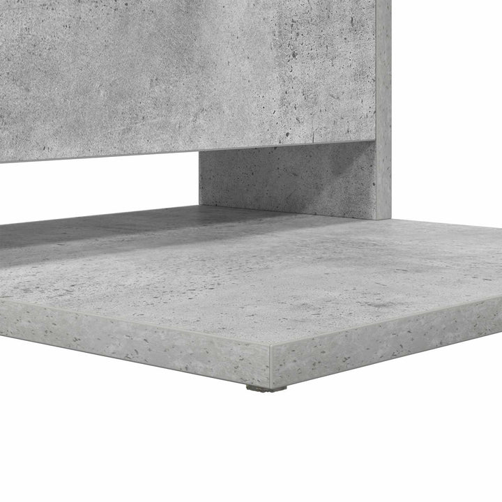 Sidebord Beton Grå 40 x 35 x 60,5 cm Konstrueret træ