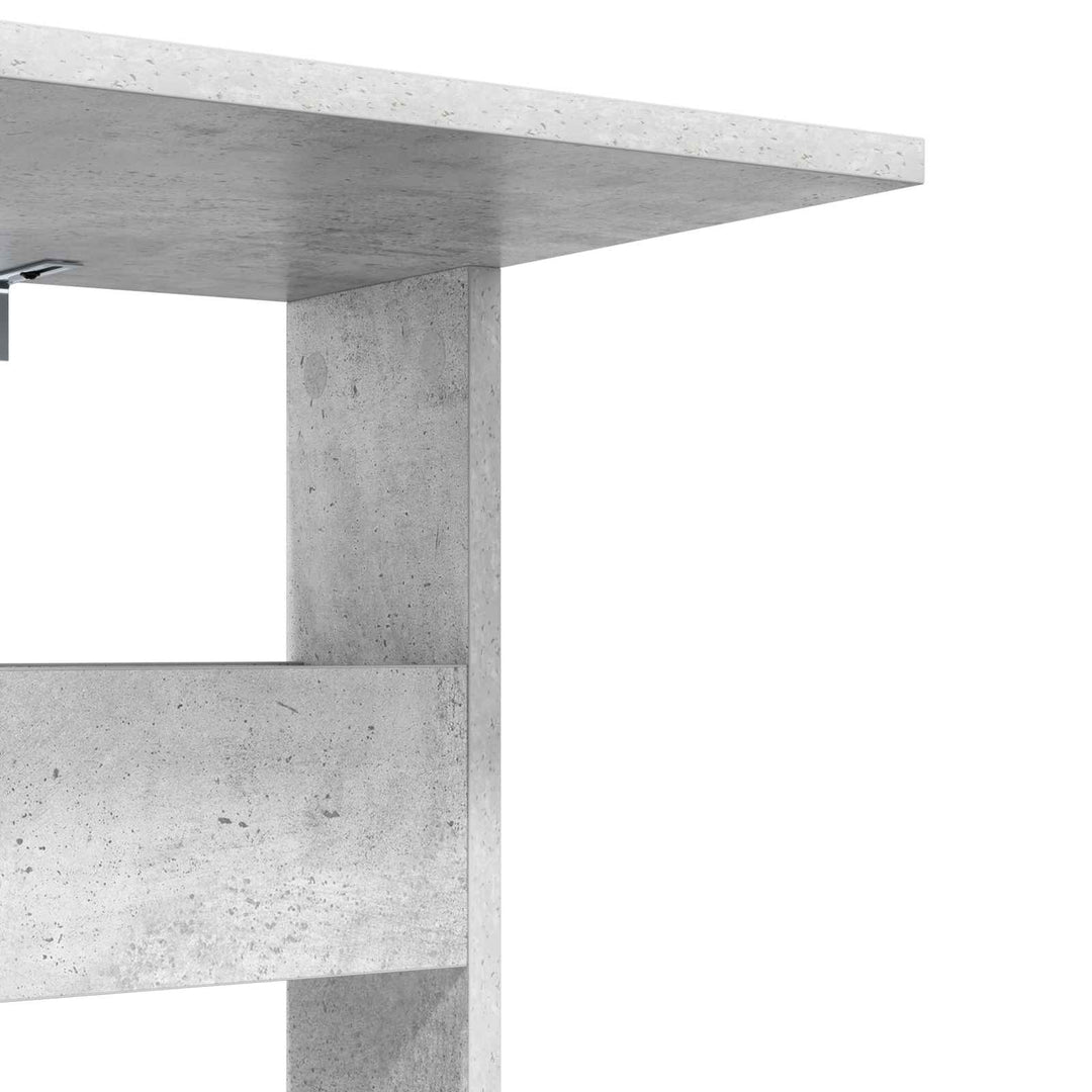Sidebord Beton Grå 40 x 35 x 60,5 cm Konstrueret træ