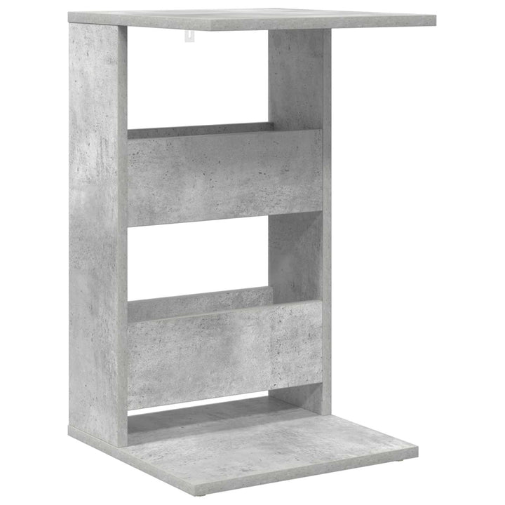 Sidebord Beton Grå 40 x 35 x 60,5 cm Konstrueret træ