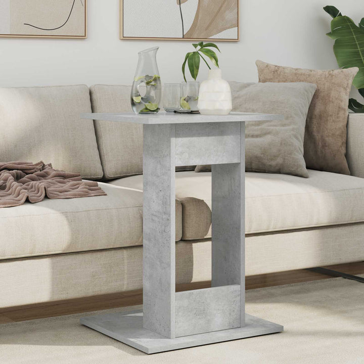 Sidebord Beton Grå 45 x 40 x 62,5 cm Konstrueret træ