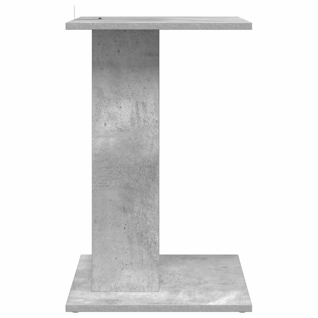 Sidebord Beton Grå 45 x 40 x 62,5 cm Konstrueret træ