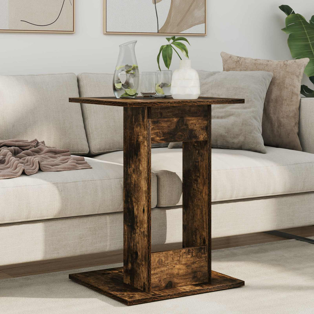 Sidebord Røget eg 45 x 40 x 62,5 cm Konstrueret træ