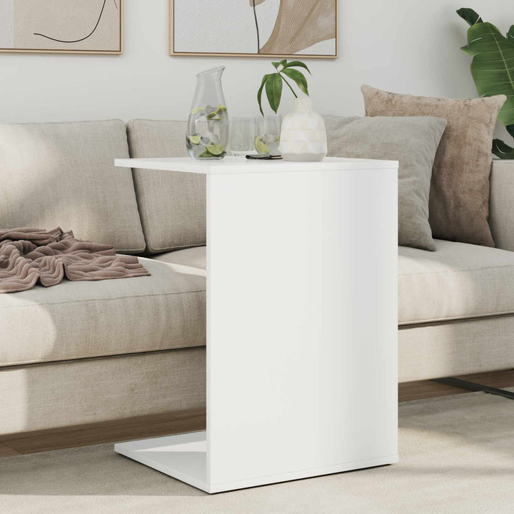 Sidebord Hvid 45 x 40 x 62,5 cm Konstrueret træ