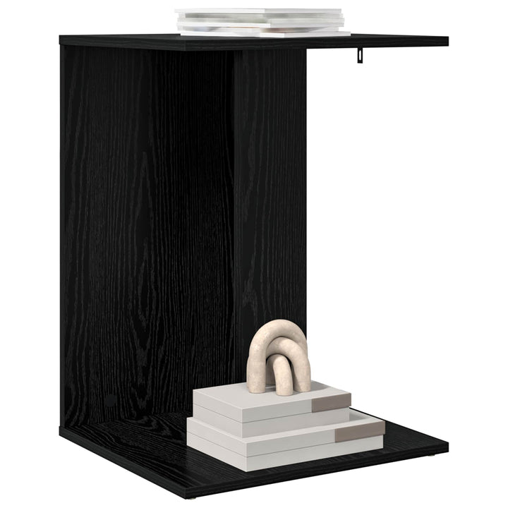 Sidebord Sort eg 45 x 40 x 62,5 cm Konstrueret træ