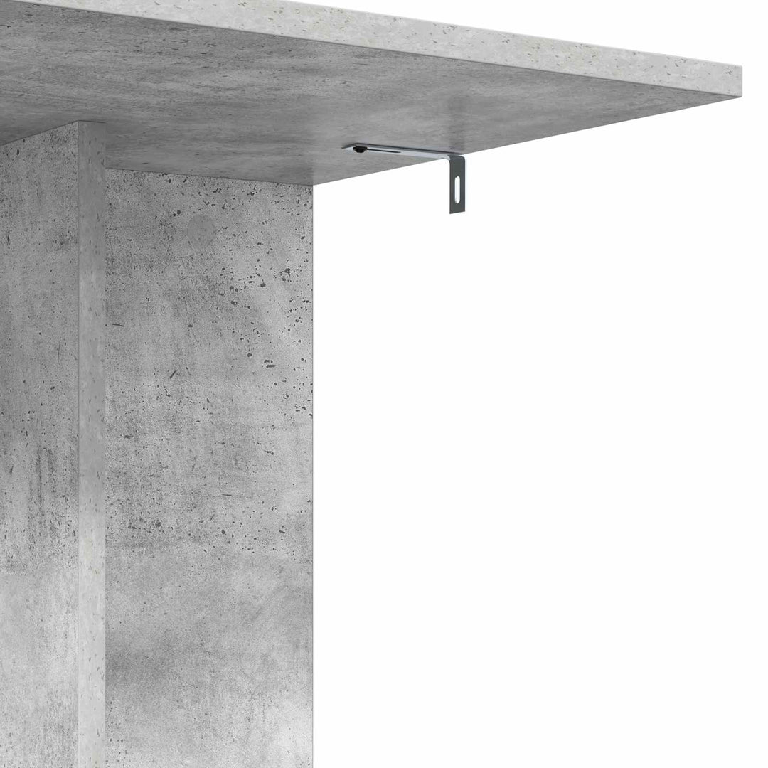 Sidebord Beton Grå 45 x 40 x 62,5 cm Konstrueret træ