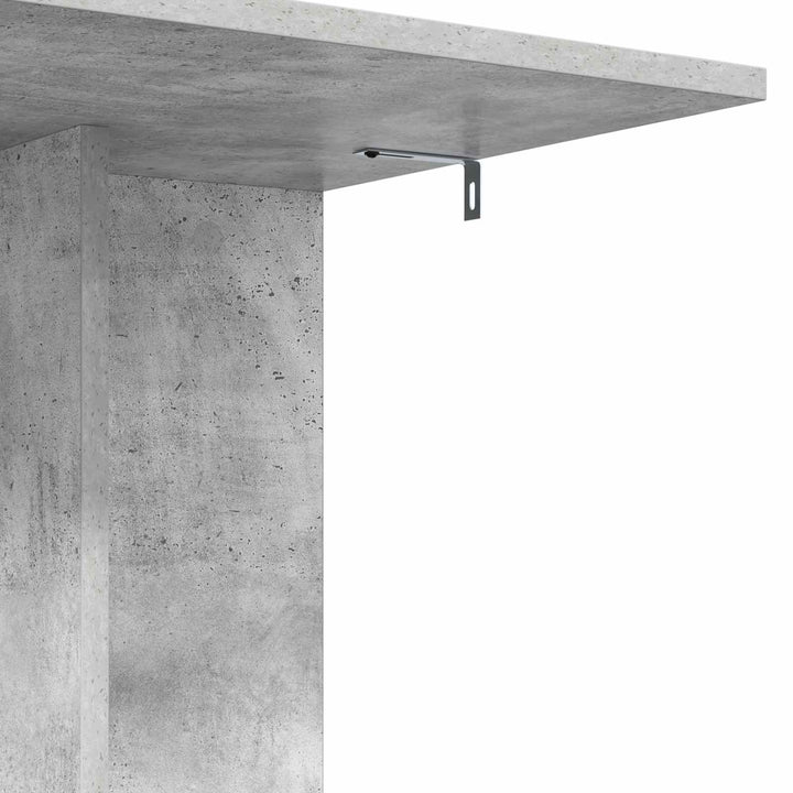 Sidebord Beton Grå 45 x 40 x 62,5 cm Konstrueret træ