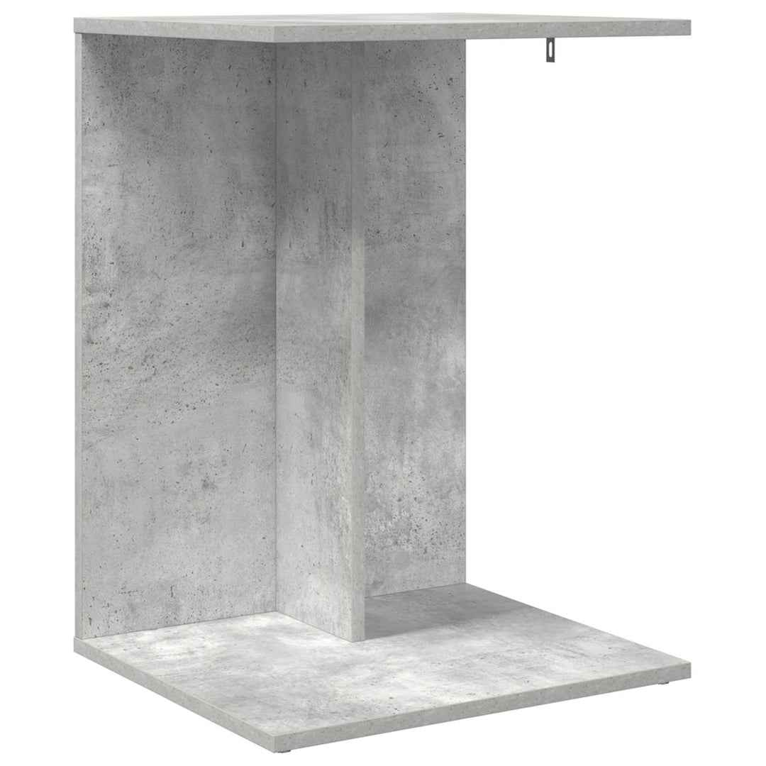 Sidebord Beton Grå 45 x 40 x 62,5 cm Konstrueret træ