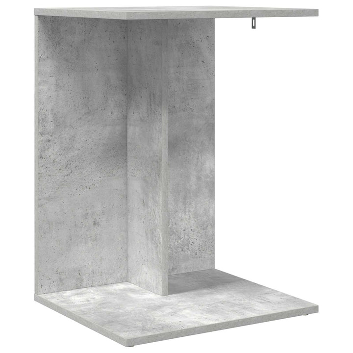Sidebord Beton Grå 45 x 40 x 62,5 cm Konstrueret træ