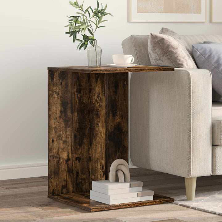 Sidebord Røget eg 45 x 40 x 62,5 cm Konstrueret træ
