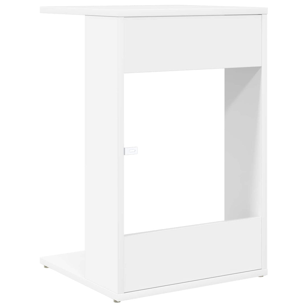 Sidebord Hvid 40 x 38 x 62,5 cm Konstrueret træ