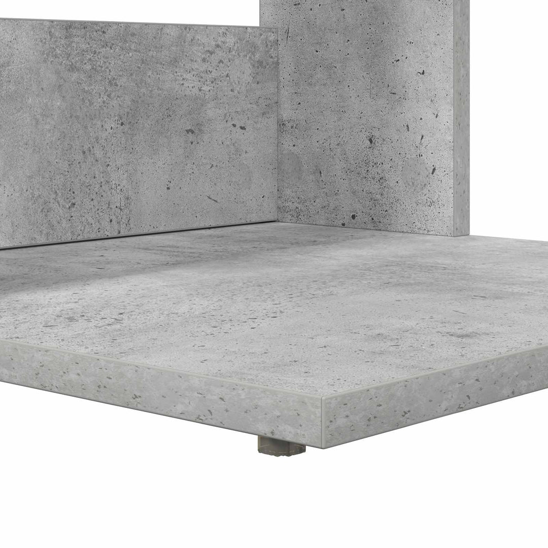 Sidebord Beton Grå 40 x 38 x 62,5 cm Konstrueret træ